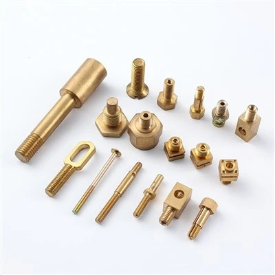 قطعات برنجی سفارشی CNC تبدیل شده و قطعات رزوه دار ویژه ساخته شده برای طراحی